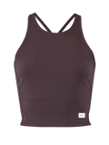 Craft Collective Cropped Singlet – dame – Dk Plum, forside