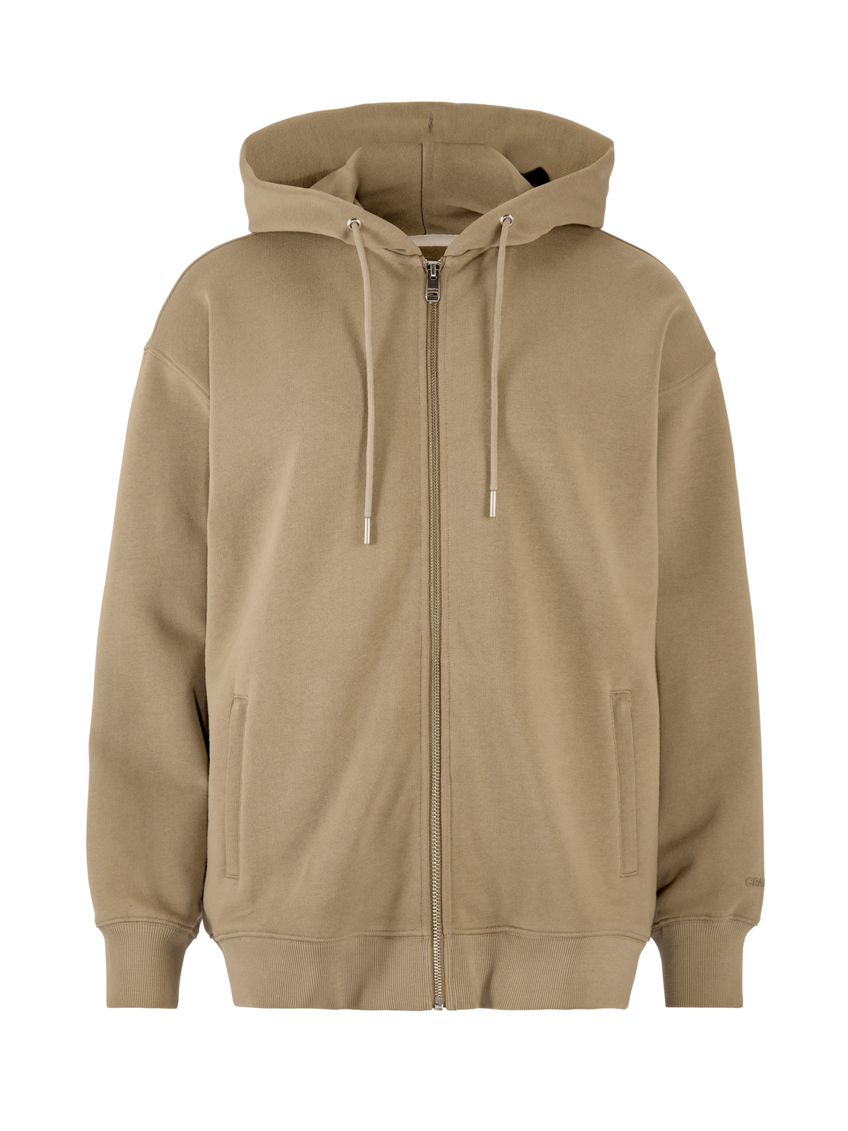 Craft Frequent FZ Hoodie – dame – Taupe, forside