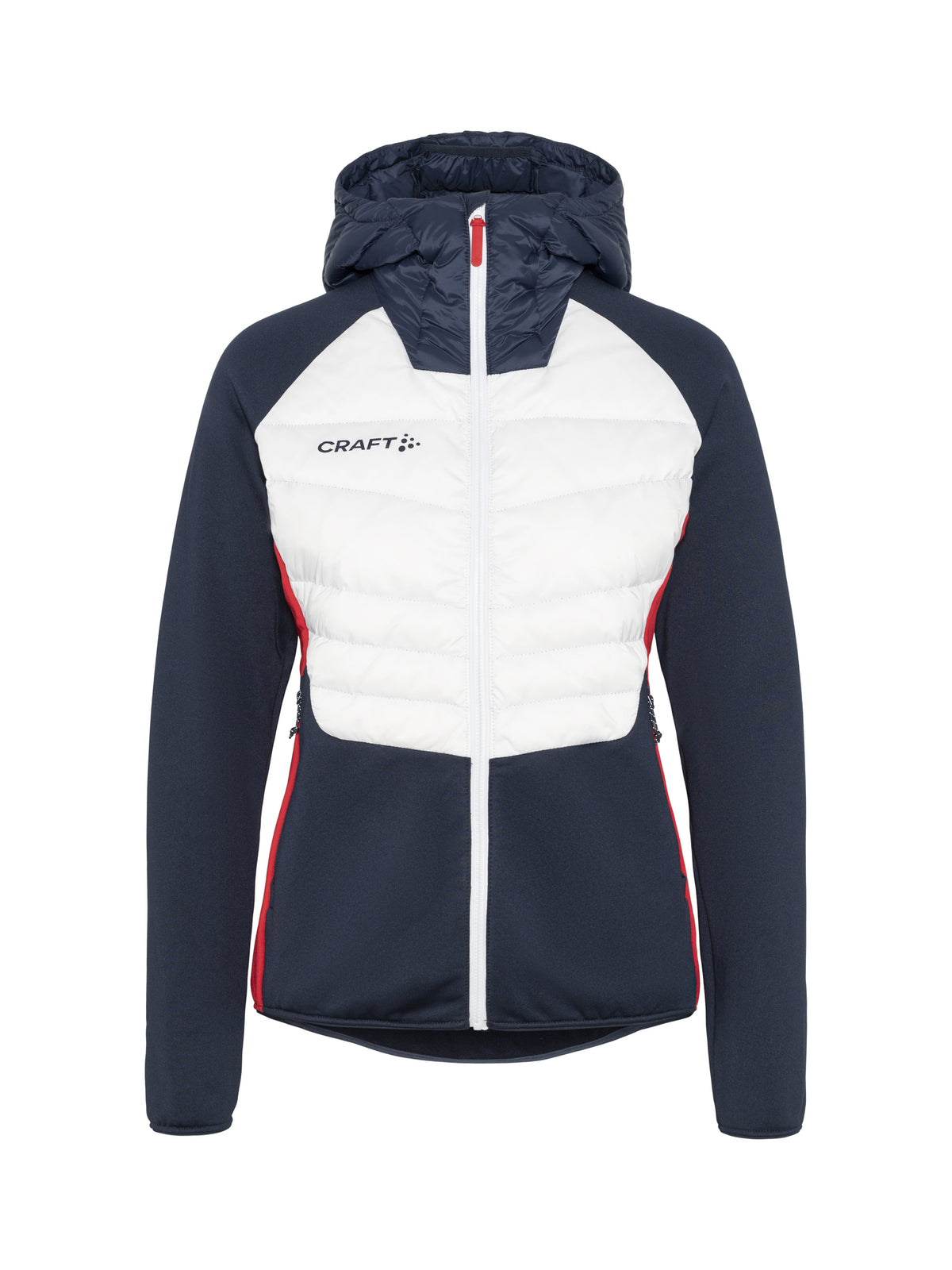 Craft NOR ADV Explore LT Down Hybrid – dame – Blaze / Hvit, forside