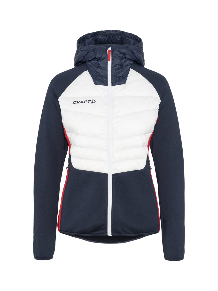 Craft NOR ADV Explore LT Down Hybrid – dame – Blaze / Hvit, forside