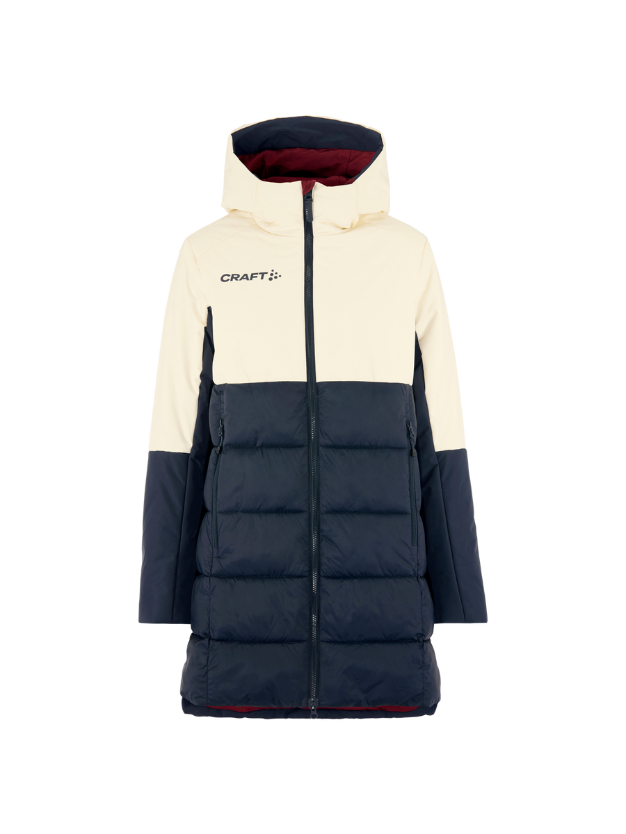 Craft NOR Core Evolve Isolate Parkas – dame – Tofu / Blue, forside