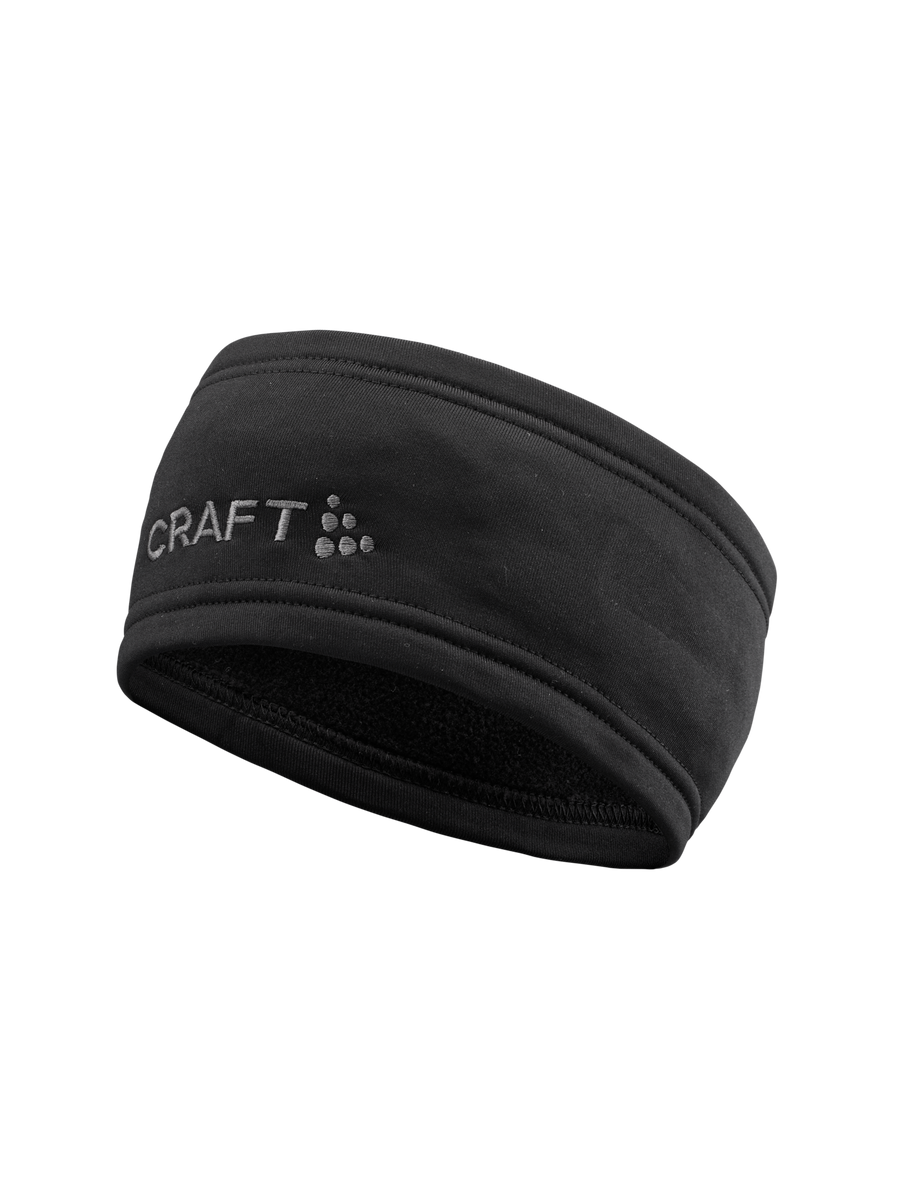 Craft Explore Power Fleece Headband – Svart, forside