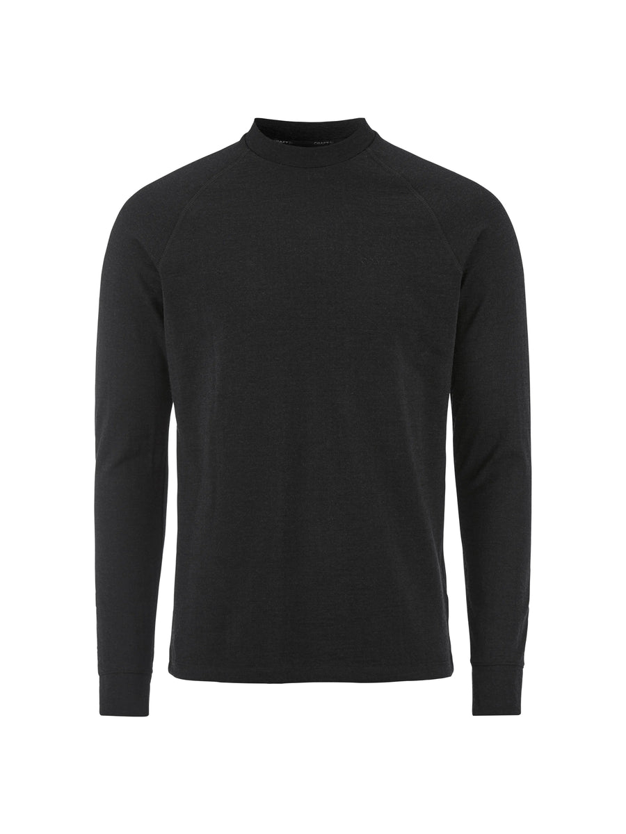 Craft Wool Comfort RN LS – herre – Svart, forside