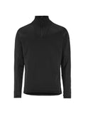 Craft Explore Power Fleece Half Zip – herre – Svart, forside