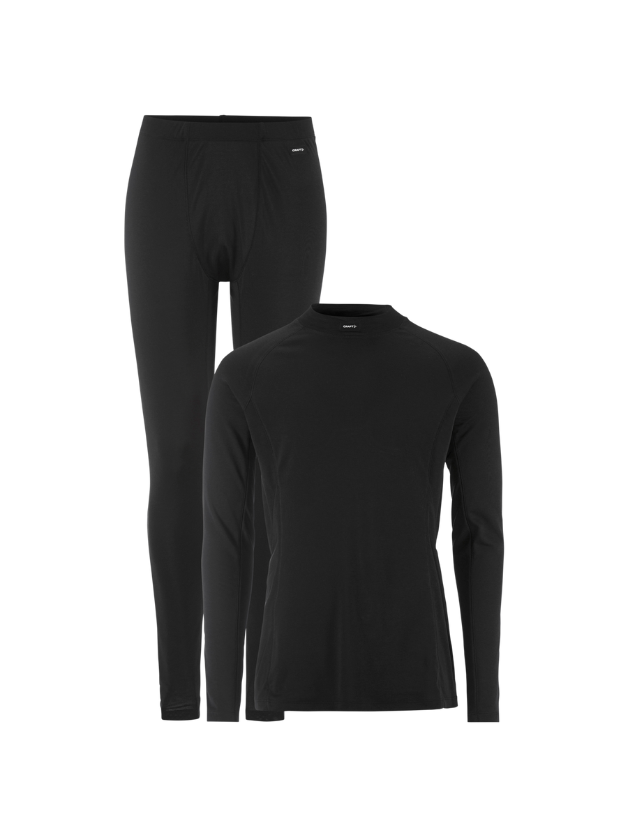 Craft Classic Thermal Baselayer Set – herre – Svart, forside