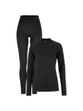 Craft Classic Thermal Baselayer Set – dame – Svart, forside