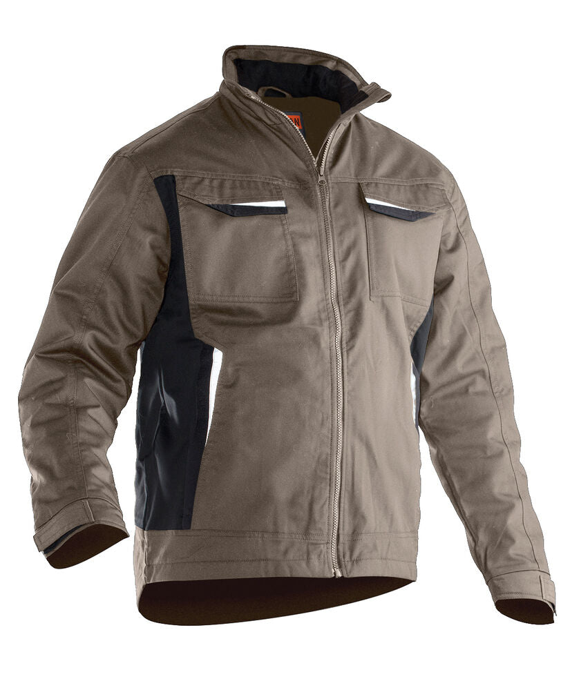 Jobman 1327 Poly Cotton Jacket – Khaki