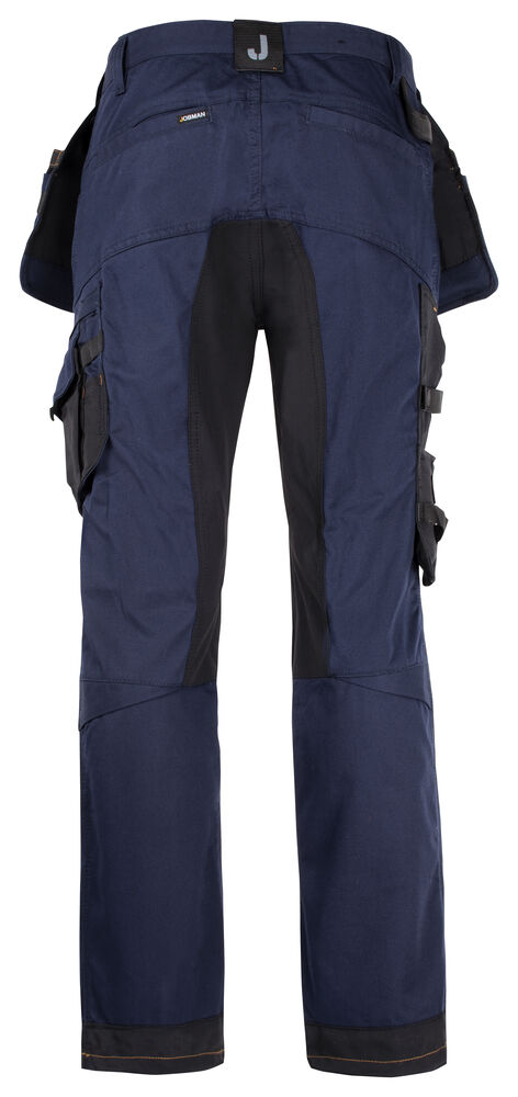 Jobman 2164 Håndverksbukse Stretchpanel – bakside