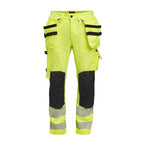 Jobman 2291 Craftsman trousers stretch – Yellow / Black