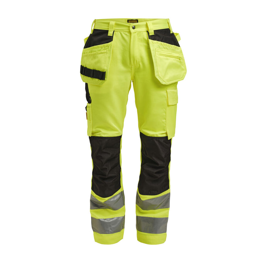 Jobman 2377 HV Bukse HP KL 2 – Yellow/Black