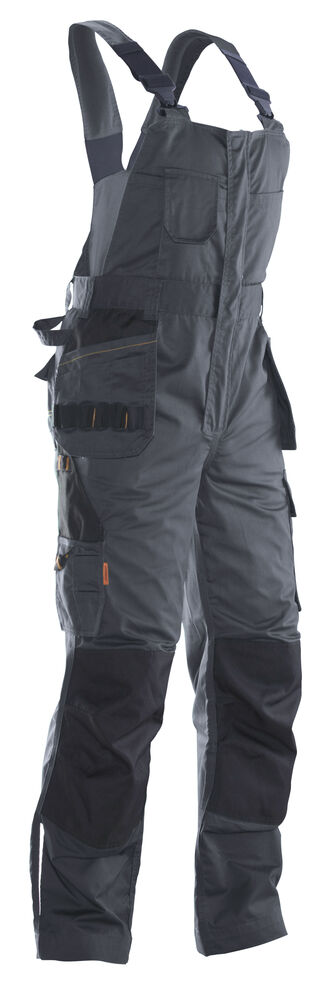 Jobman 3730 Bib n Brace Trouser – Dark Grey/Black