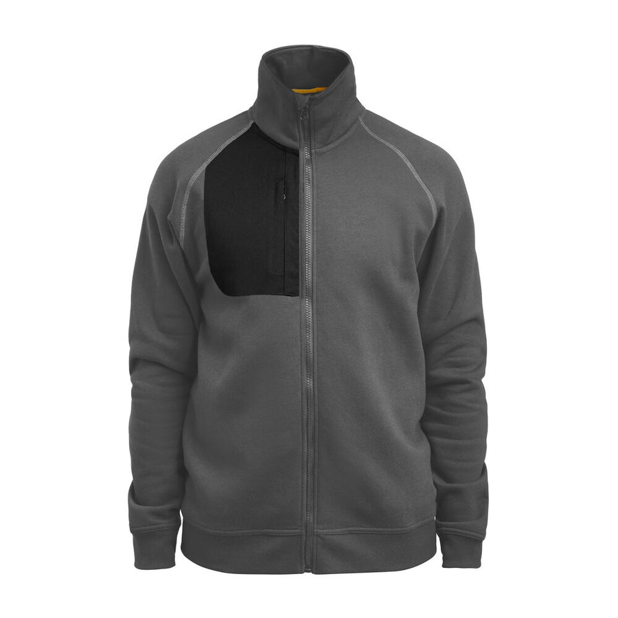 Jobman 5141 Sweatshirt Full-zip – Dark Grey / Black