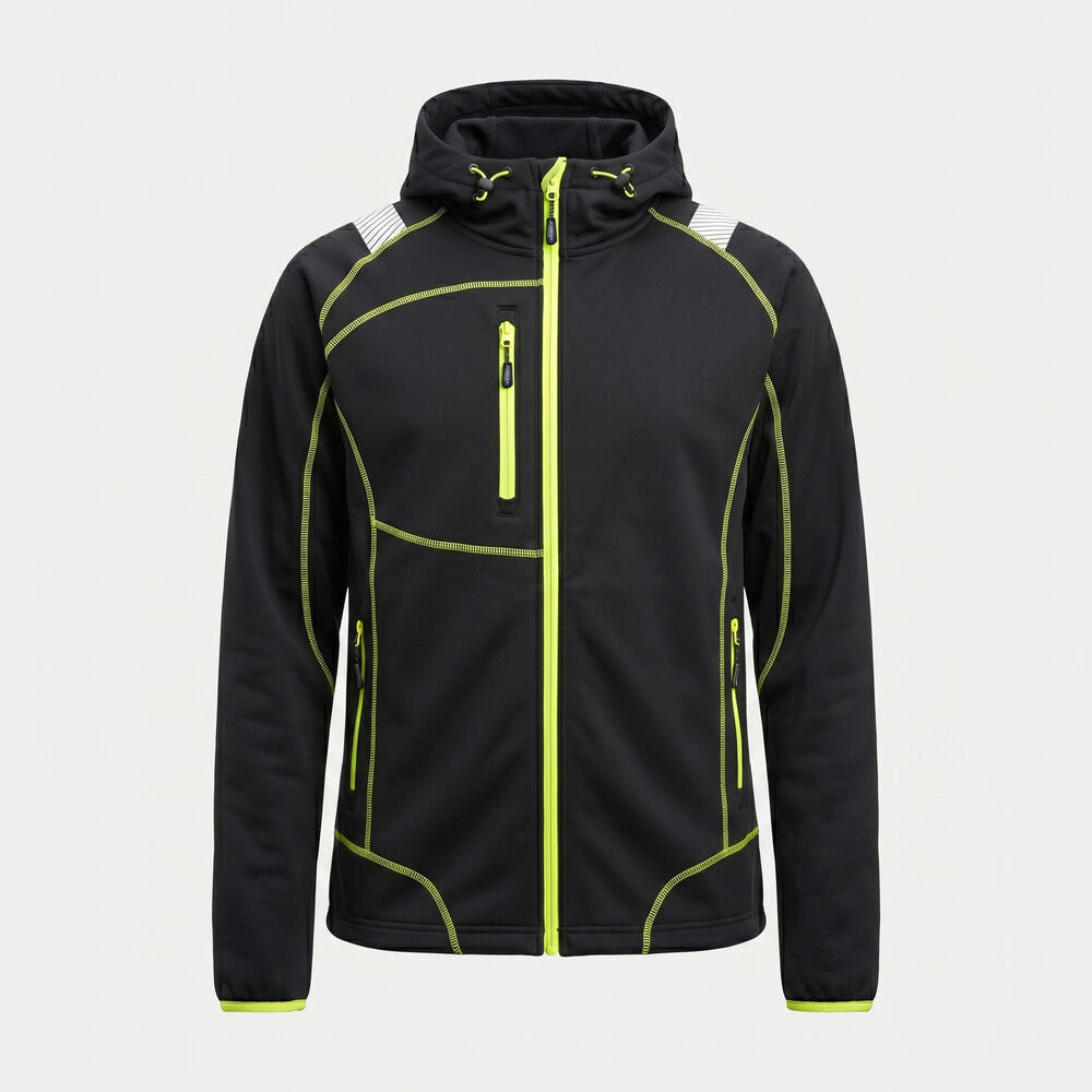 Jobman 5150 Funksjonsjakke Visibility – Black/Yellow