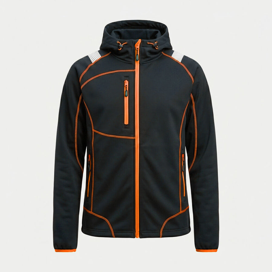 Jobman 5150 Funksjonsjakke Visibility – Black/Orange