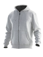 Jobman 5155 Vintage Hoodie – Light Grey/Dark Grey