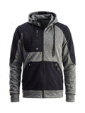 Jobman 5303 Hoodie Spun-dye – Black Melange/Black