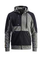 Jobman 5303 Hoodie Spun-dye – Black Melange/Black
