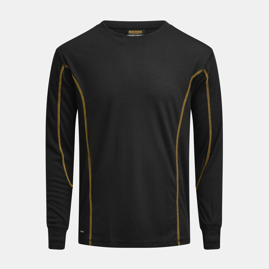 Jobman 5570 Underwear Top Round Neck – Black