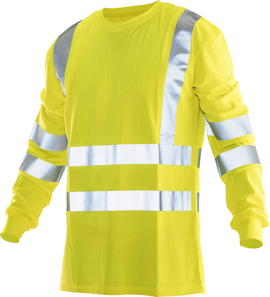 Jobman 5593 HV T-skjorte L/S – Yellow