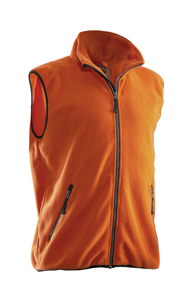 Jobman 7501 Polar Fleece Vest – Orange