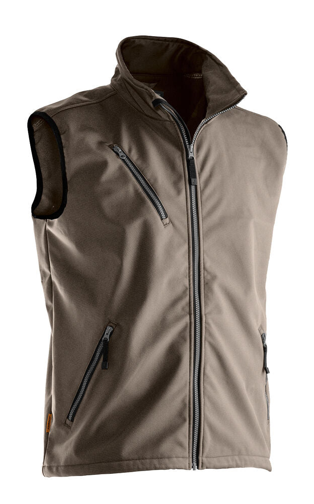 Jobman 7502 Softshell Vest – Khaki