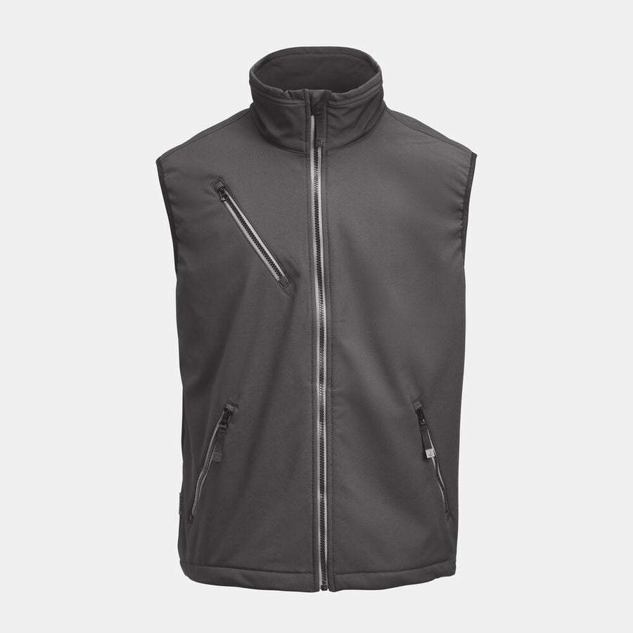 Jobman 7502 Softshell Vest – Dark Grey/Dark Grey