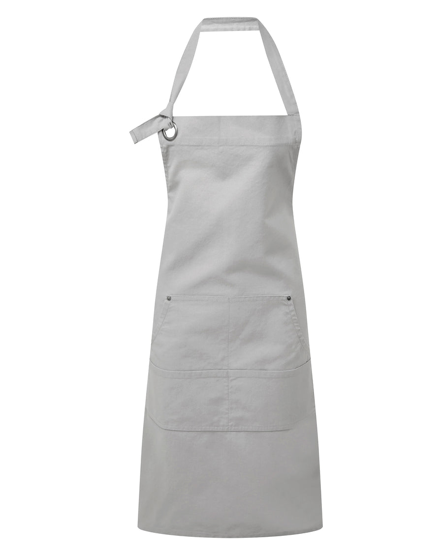 Premier Calibre Apron With Pocket – forkle – Silver