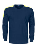ProJob 2020 T-Shirt med lang arm – Navy/Yellow