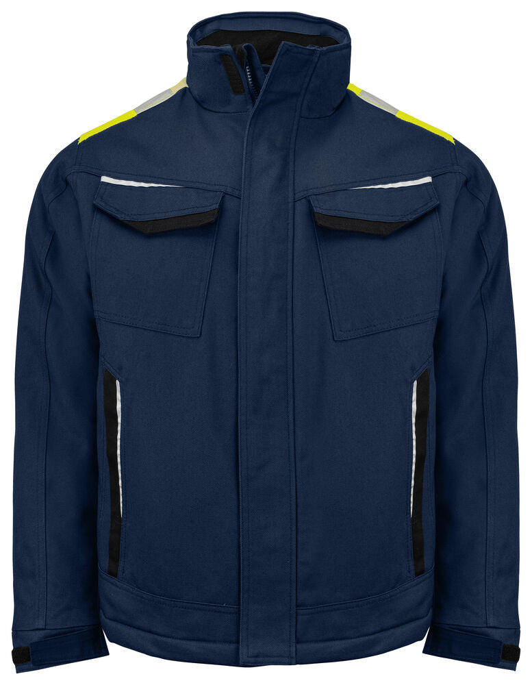 ProJob 5438 Fôret Jakke Bomull – Navy/Yellow