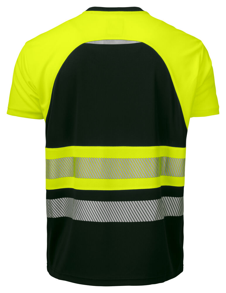ProJob 6020 T-skjorte EN ISO 20471 Kl 1 – bakside