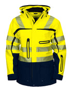 ProJob 6417 Funksjonsjakke EN ISO 20471 Kl 3/2 – Yellow/Navy