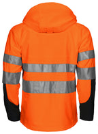 ProJob 6419 Softshelljakke EN ISO 20471 Kl 3/2 – bakside