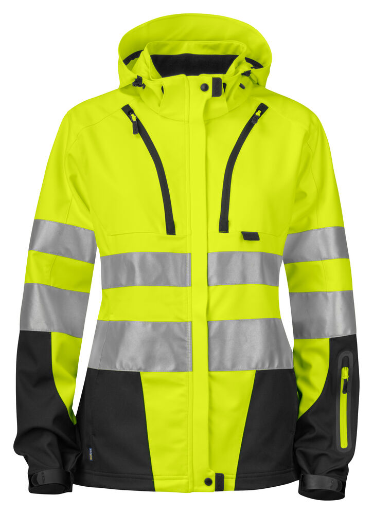 ProJob 6423 Jakke Dame EN ISO 20471 Kl 3/2 – Yellow/Black