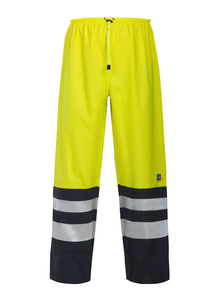 ProJob 6504 Regnbukse EN ISO 20471 Kl 2 – Yellow/Navy