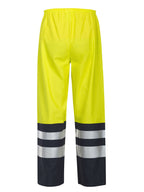 ProJob 6504 Regnbukse EN ISO 20471 Kl 2 – bakside