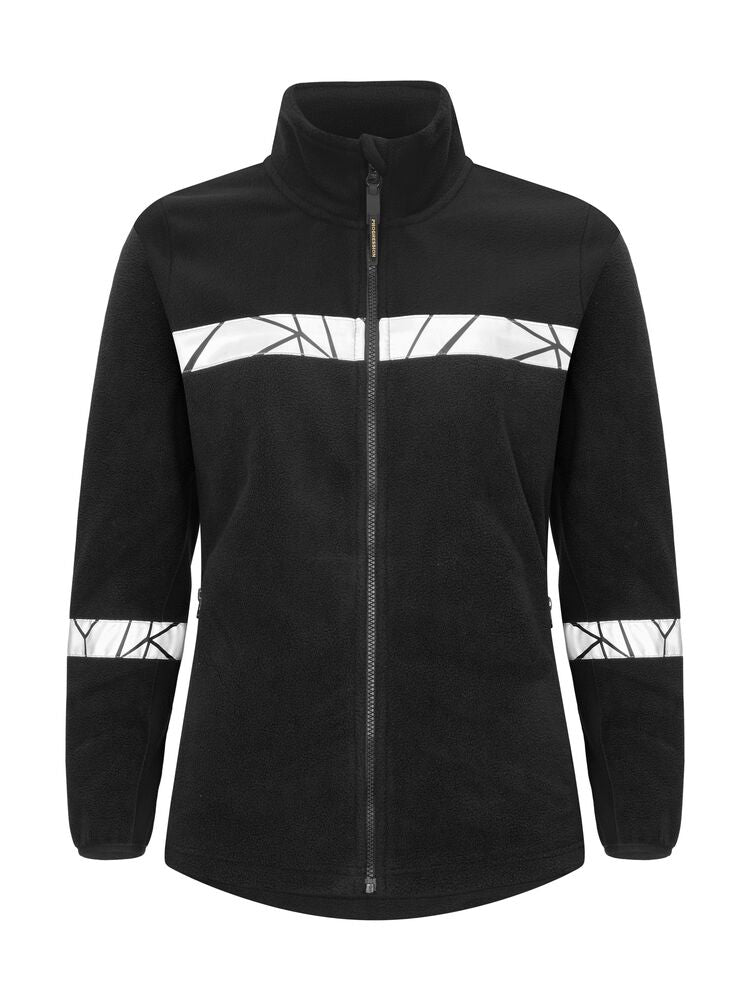 ProJob 7301 Fleecejakke Dame – Black/Black
