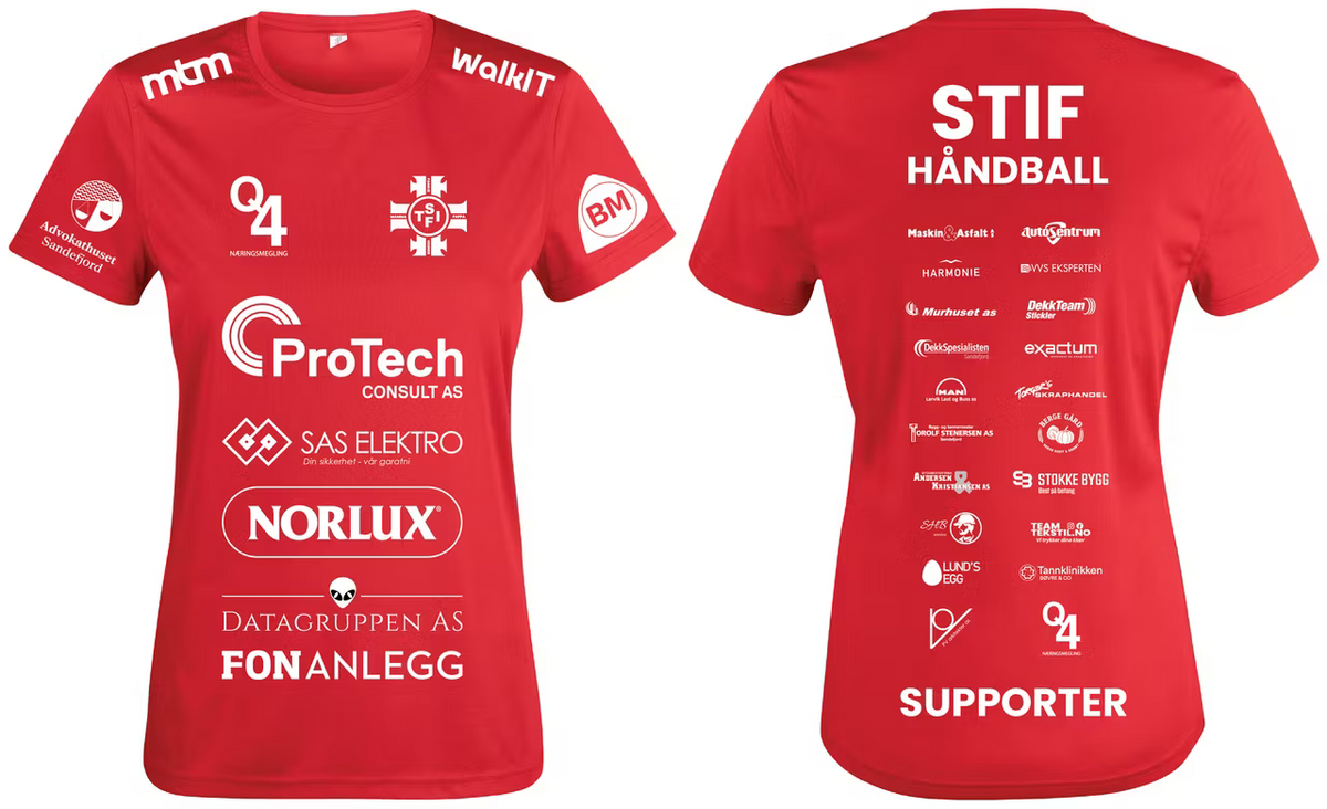 Supporter T-skjorte Unisex