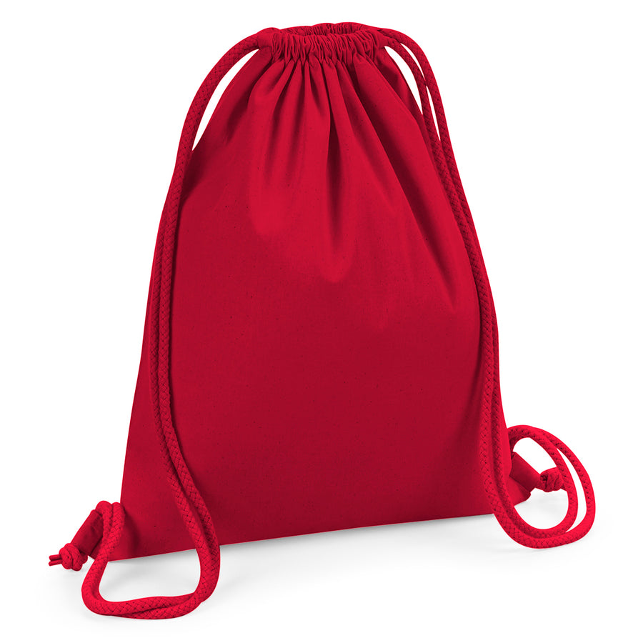 Westford Mill Organic Premium Cotton Gymsac – Classic Red