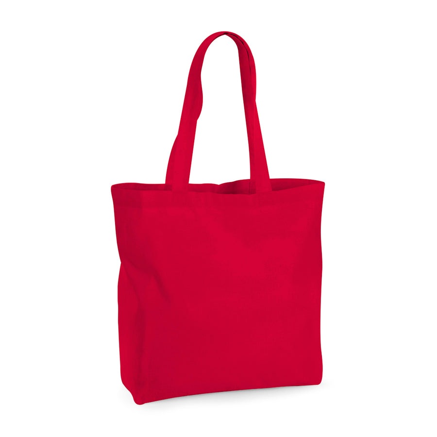 Westford Mill Organic Premium Cotton Maxi Tote – Classic Red