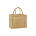 Westford Mill Natural starched jute midi tote – Natural