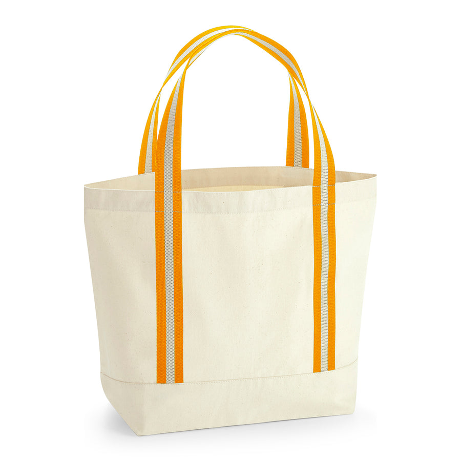 Westford Mill EarthAware® Organic Boat Bag – Natural/Amber