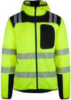 YOU Frontline strikket fleece hoody – Safety Gul